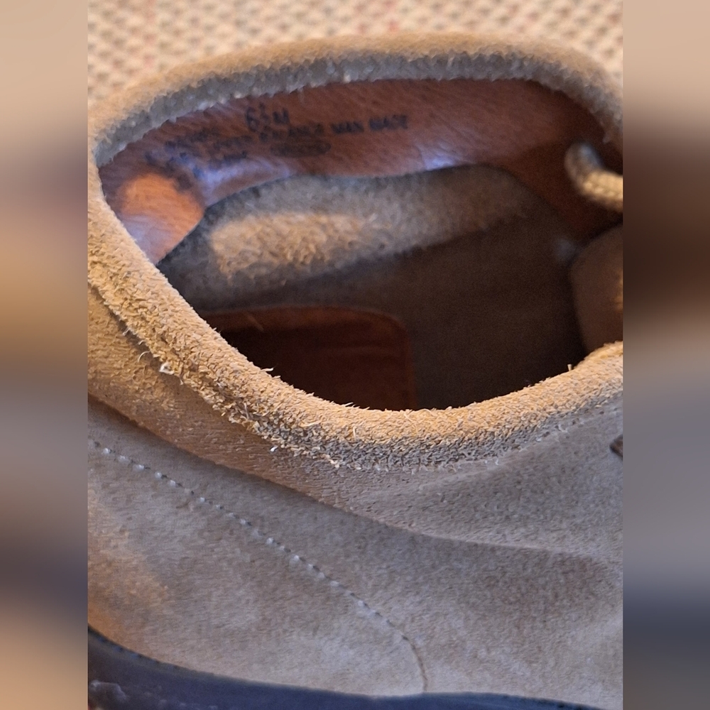 Maine Woods Women's Tan Lace Up Suede Ankle Boots - Picture 15 of 15